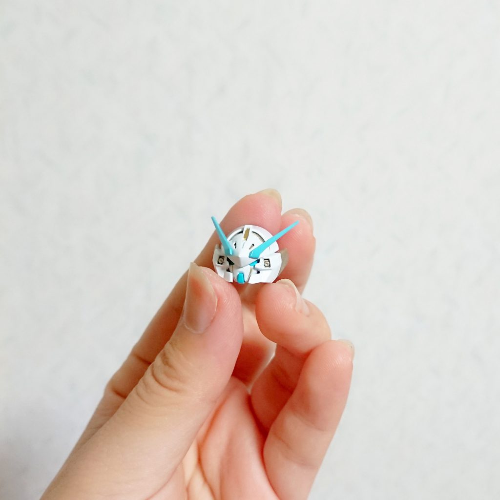 こんなにちっちゃい顔！！

アッガイの顔の何分の１…！？

ほんと…これに手を加えてらっしゃる方々、尊敬しかありません。