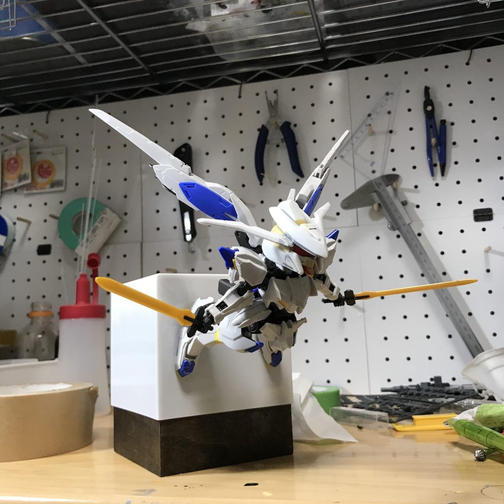 この頃から横立ちアイデアを形にし始めました。おおー、結構飛んでいるように見えるじゃん(゚∀゚)و