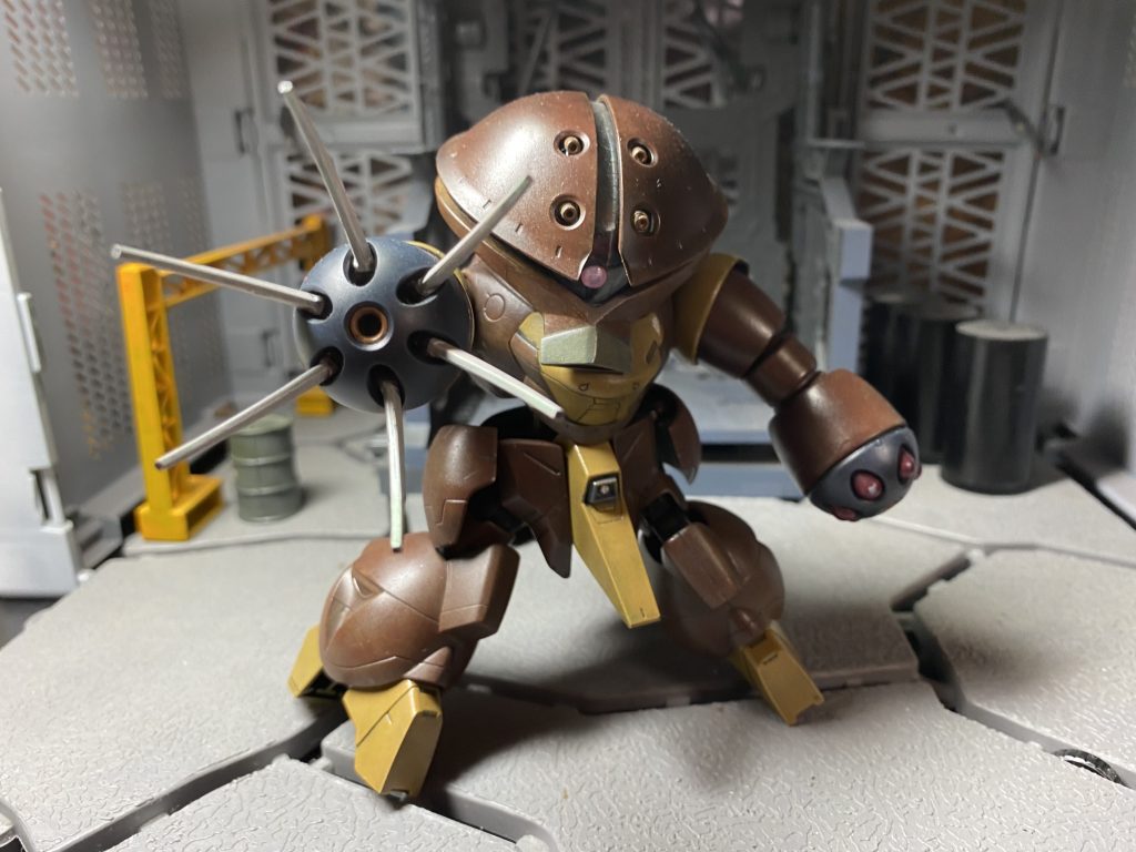 オプションパーツでランドマンロディにしてからのアッガイミックス