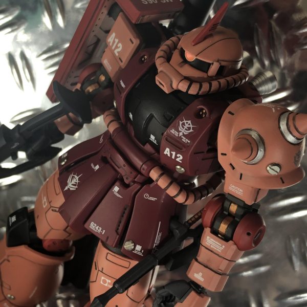 HGオリジン版ザクⅡシャア専用カラー