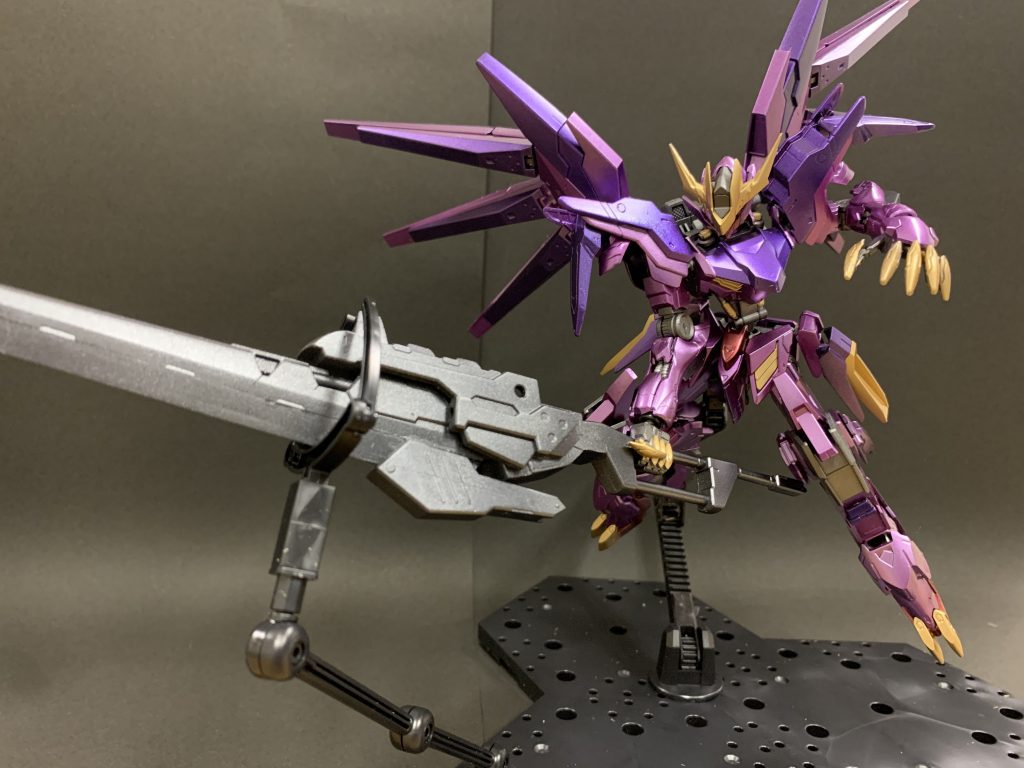 武器はジャンクパーツからミキシングしました。