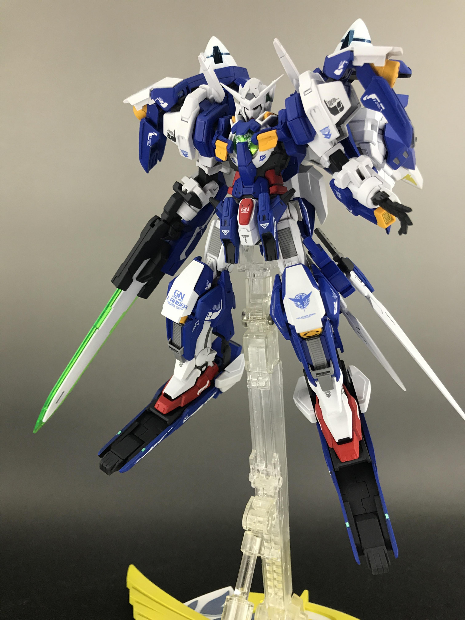 HG 1 144 アヴァランチエクシア ダブルオーライザー ミキシング 