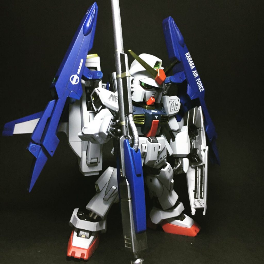 HG+SDスーパーガンダム–3枚目/制作者：ゆう@戦闘潮流