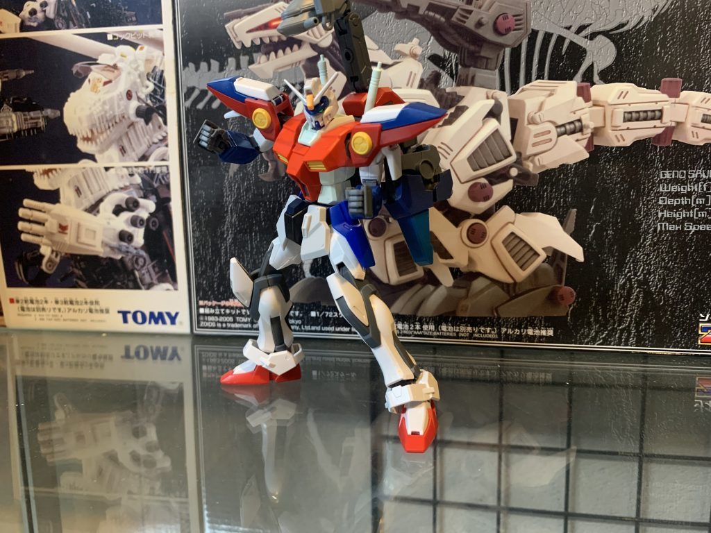 サポートメカを背負ってパワーアップ！！出力３倍！！俺の拳で血の海を渡れっ！！