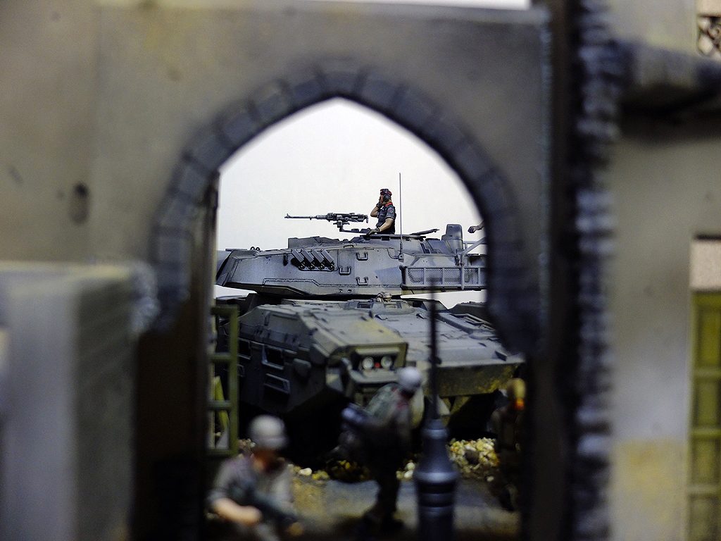 UCハードグラフMS特技兵ジオラマ–4枚目/制作者：matever1.5 まてや