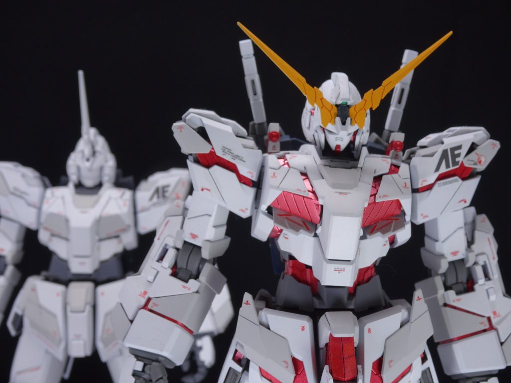 ＜結びに＞
本作に必要なスキルは「根気」。

シールド裏の塗分けや、多くの武器制作とデカール貼りなど、しんどい作業も多かった分、完成した時の達成感は、ひとしおでした！

最後までご覧いただき、ありがとうございました。