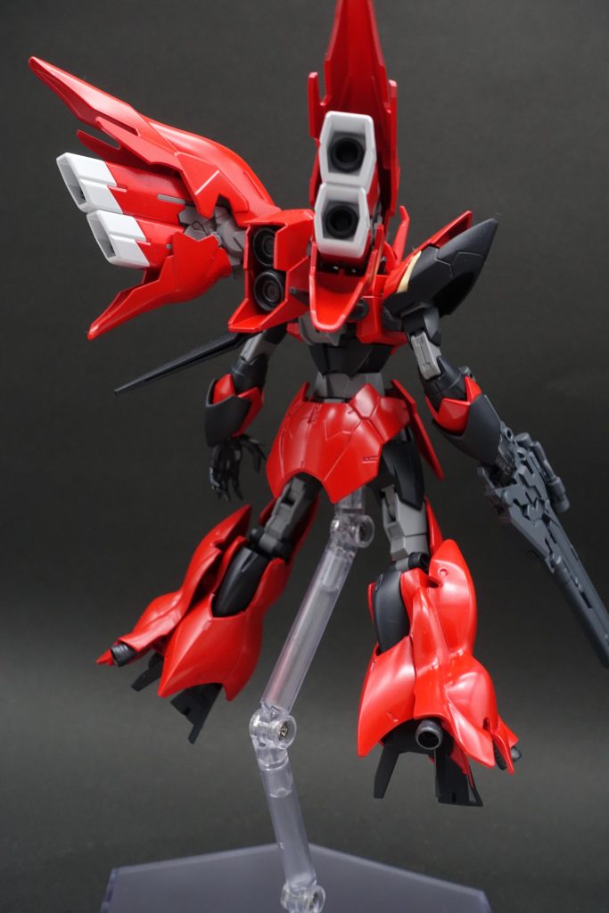 背面
ドッキングはオミットしてしまいましたが、その代わりに膝裏を良い感じにアレンジ。結構気に入っています。