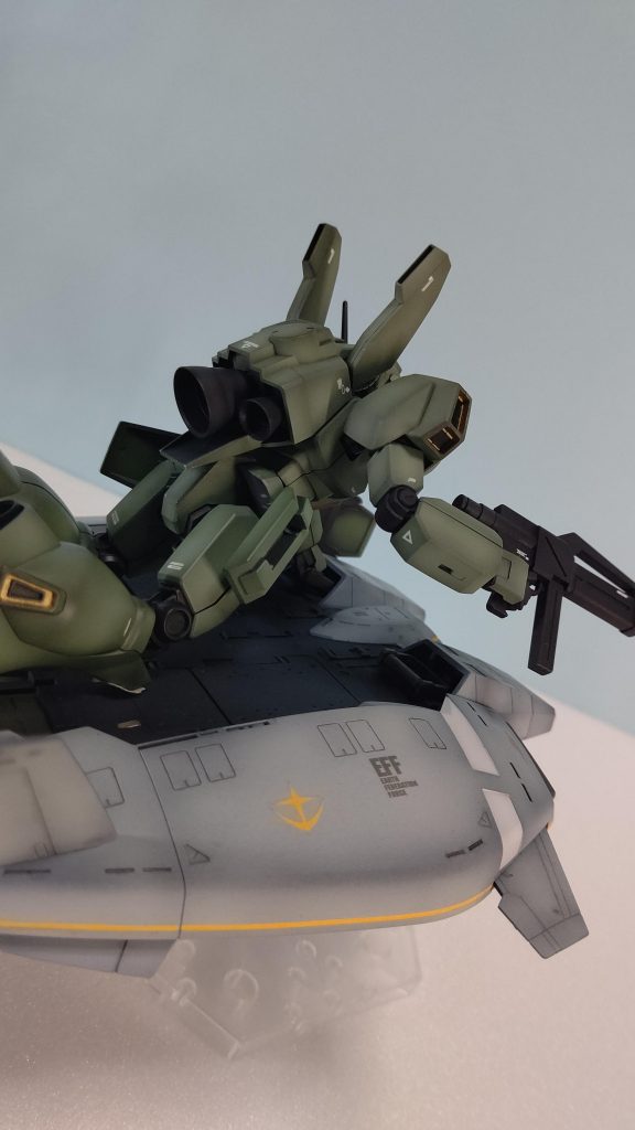 HGUC RGM-89 ジェガンとベース・ジャバー–4枚目/制作者:こてつ