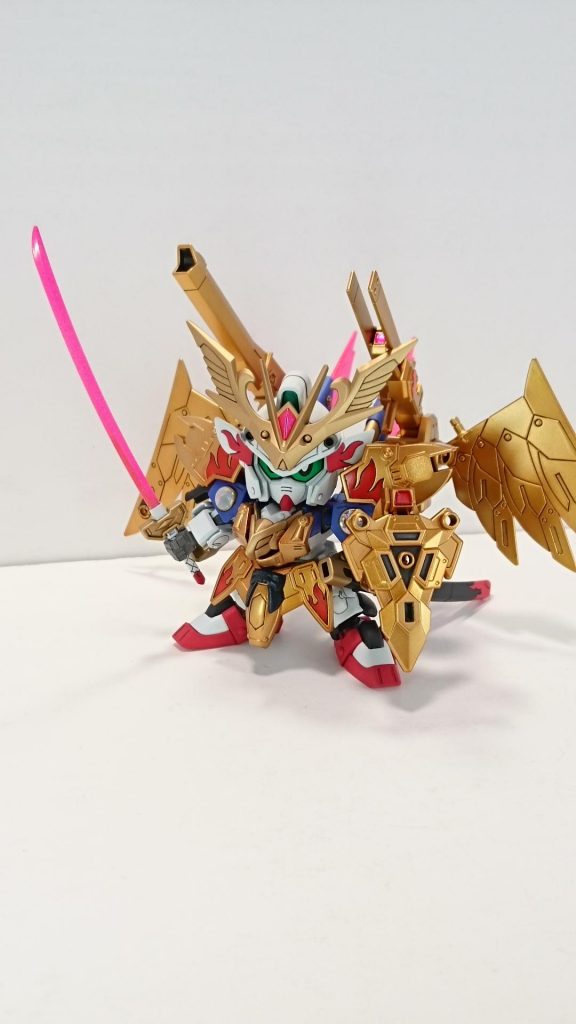 目牙閃光銃?の銃口にはクリアパーツをハメコミ。