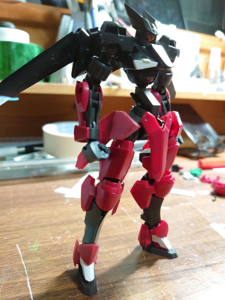 製作初期。
最初の作業で、ほぼ形できました。