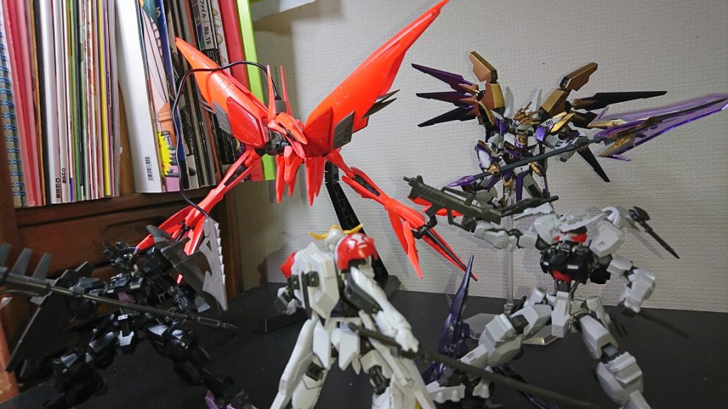 ガンダムモンスターハンター　ほかのガンプラと絡ませてここまで楽しいキットってなかった気がする