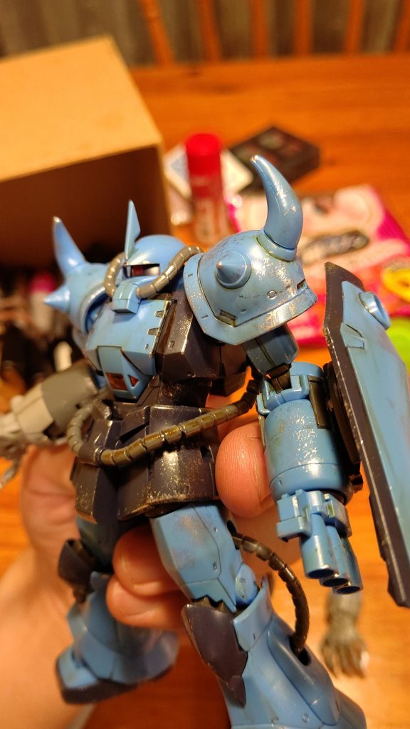 ついでにスポンジでポンポンやる塗装に初挑戦。