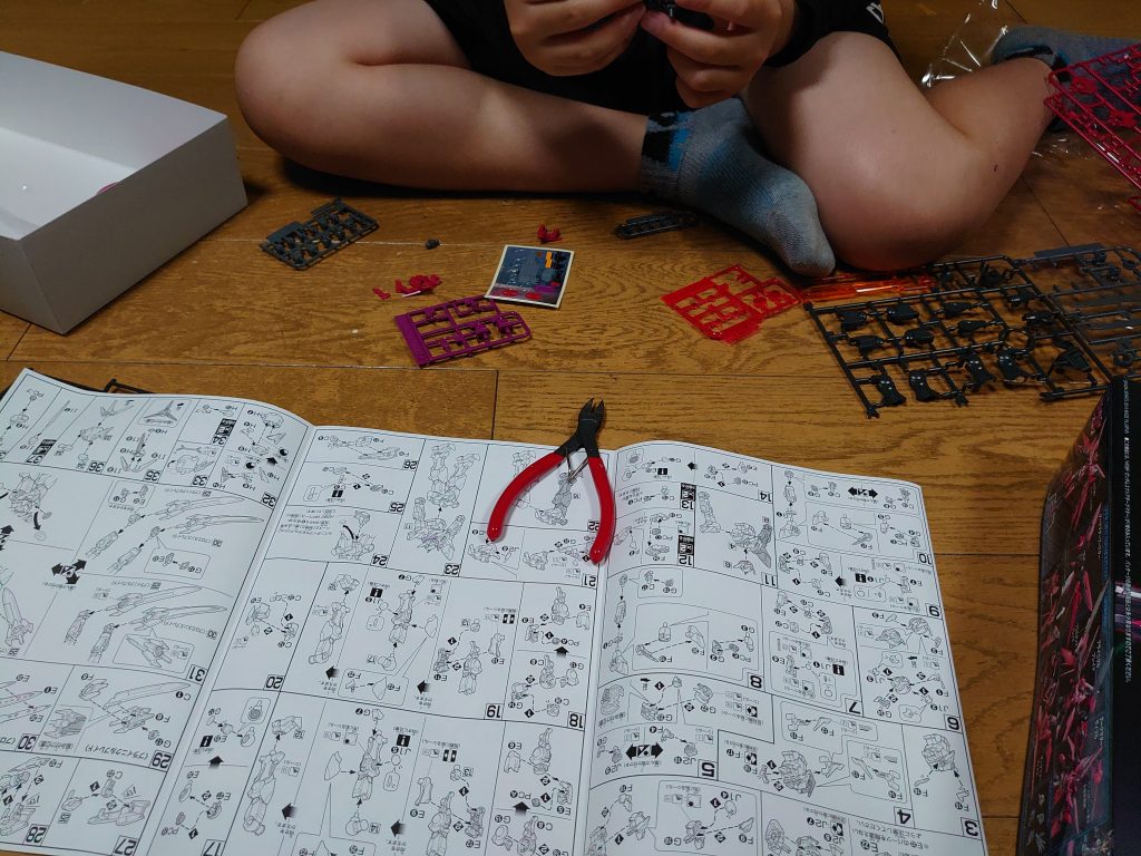 上手くはまらず、苦戦中。