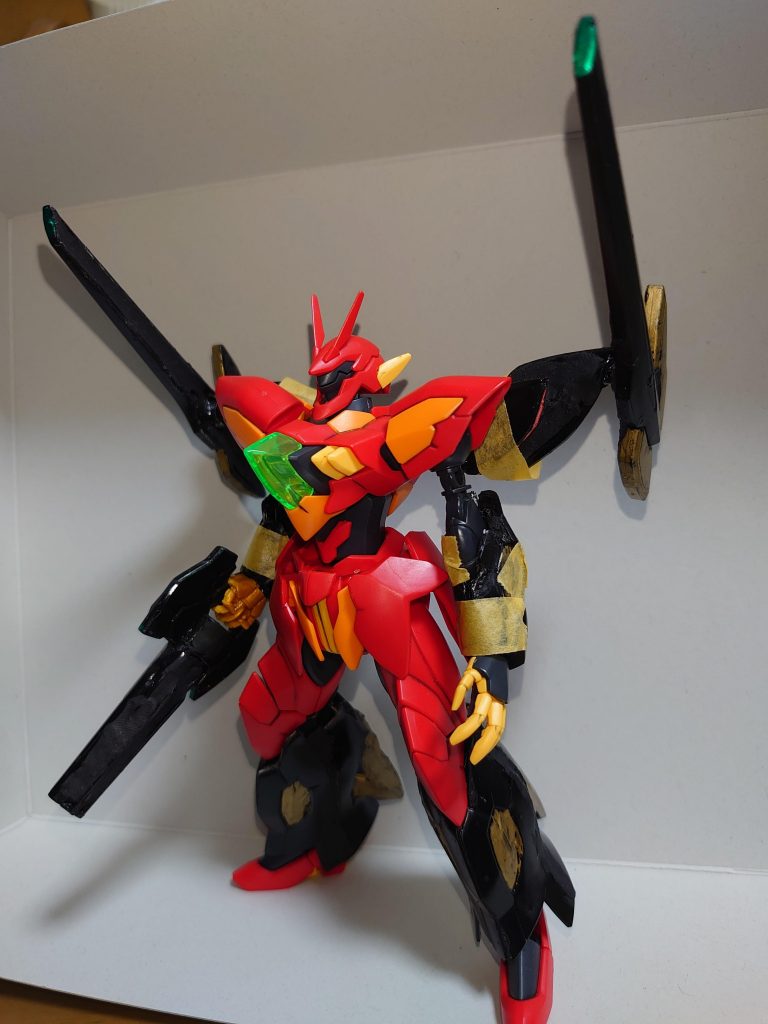 椀部にポリキャップを仕込み直し、補修作業を終えた状態。
ゼイドラ部分を新調して、全体のバランスを確認後、表面処理をして塗装に入ります。