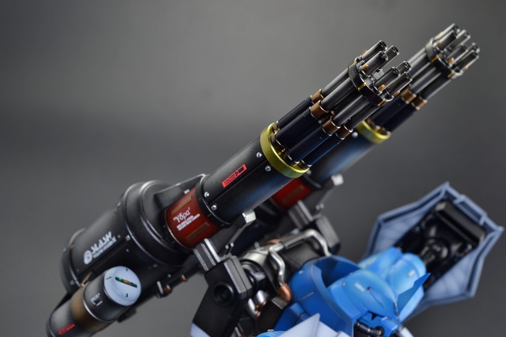 背中のガトリングです（気に入りです(´∀｀*)）