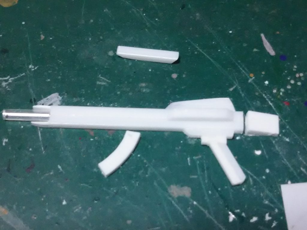 銃とシールドはフルスクラッチです。