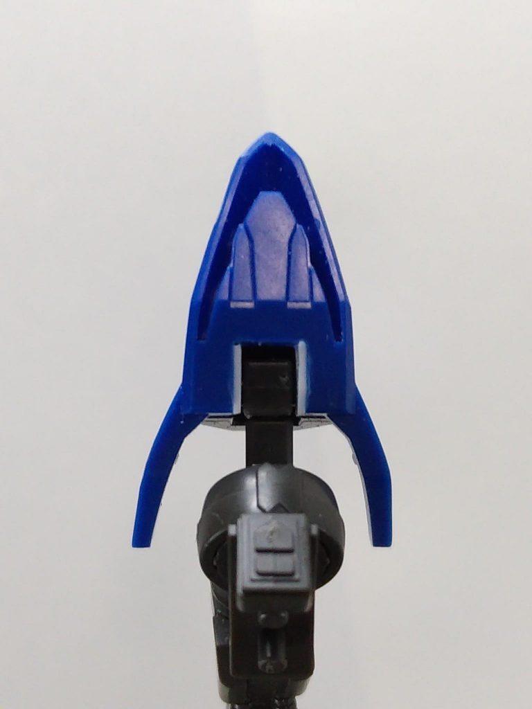 煌・ギラーガのつま先に、バエルのつま先に使うポリキャップを使ってバエル足パーツに接続しました。煌・ギラーガのポリキャップより小さいので0.5mmのプラ板で隙間を埋めてます。