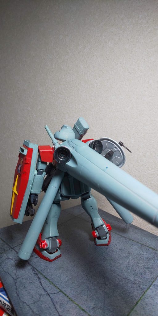 ブースターは意外と違和感なく。頭部はエポパテで