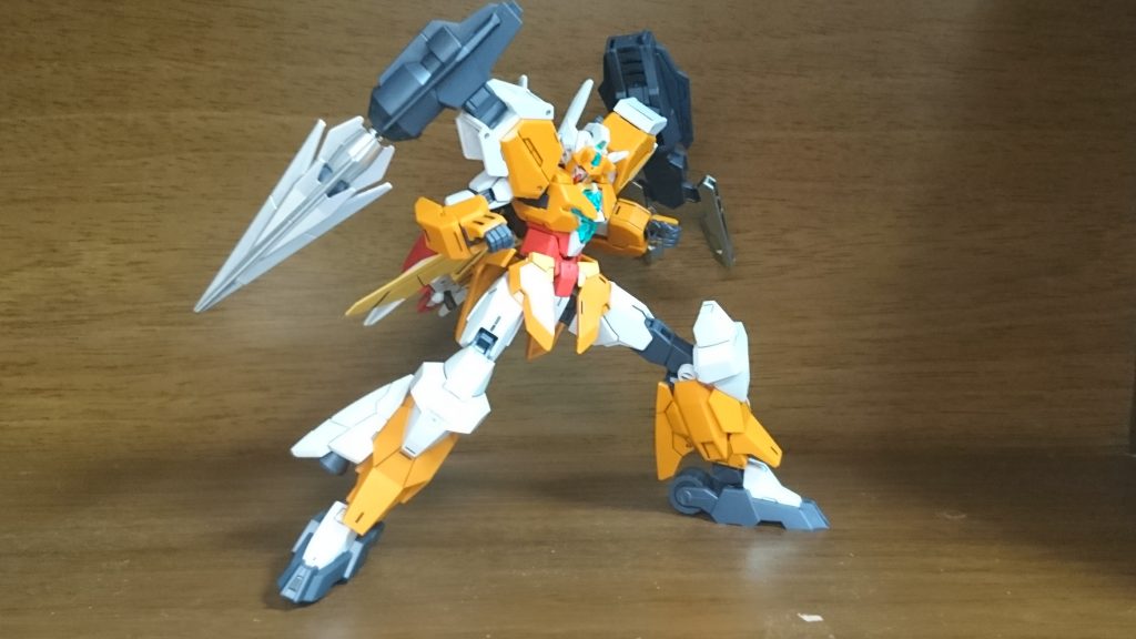 ウエポンの所は銀色に塗装してみたんだけど上手くいって良かった！！