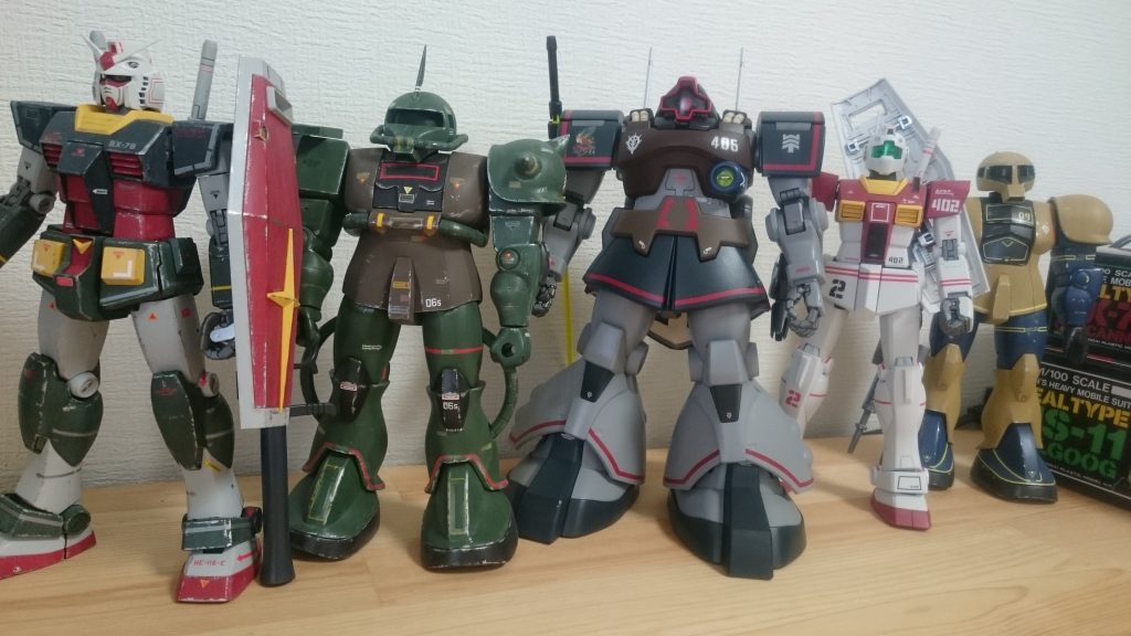 ガンキャノン、ゲルググは確保しました。