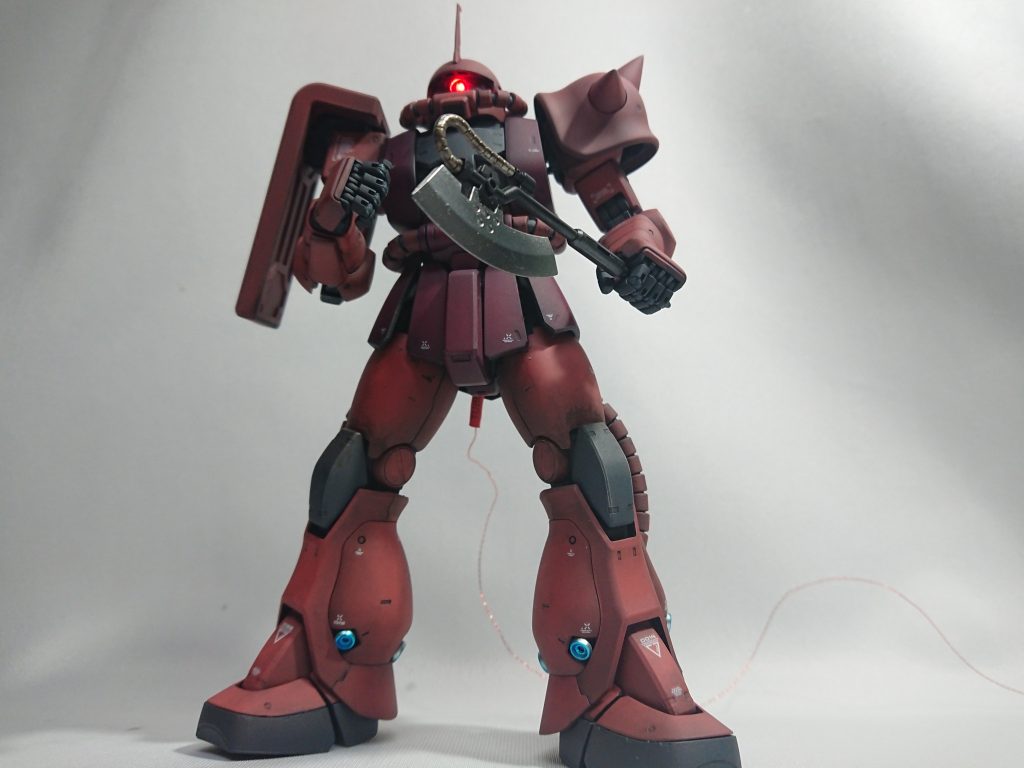 シャア専用ザク@実写特撮風味–2枚目/制作者：つしま