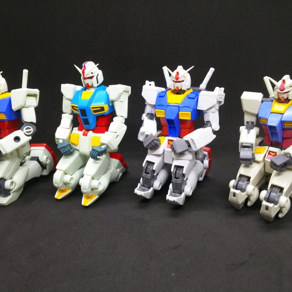 HGガンダム 正座比べ