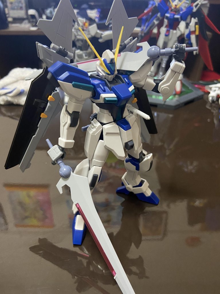 ウィンダムの可動域がとても優秀なのでポーズが色々とれて楽しいですね