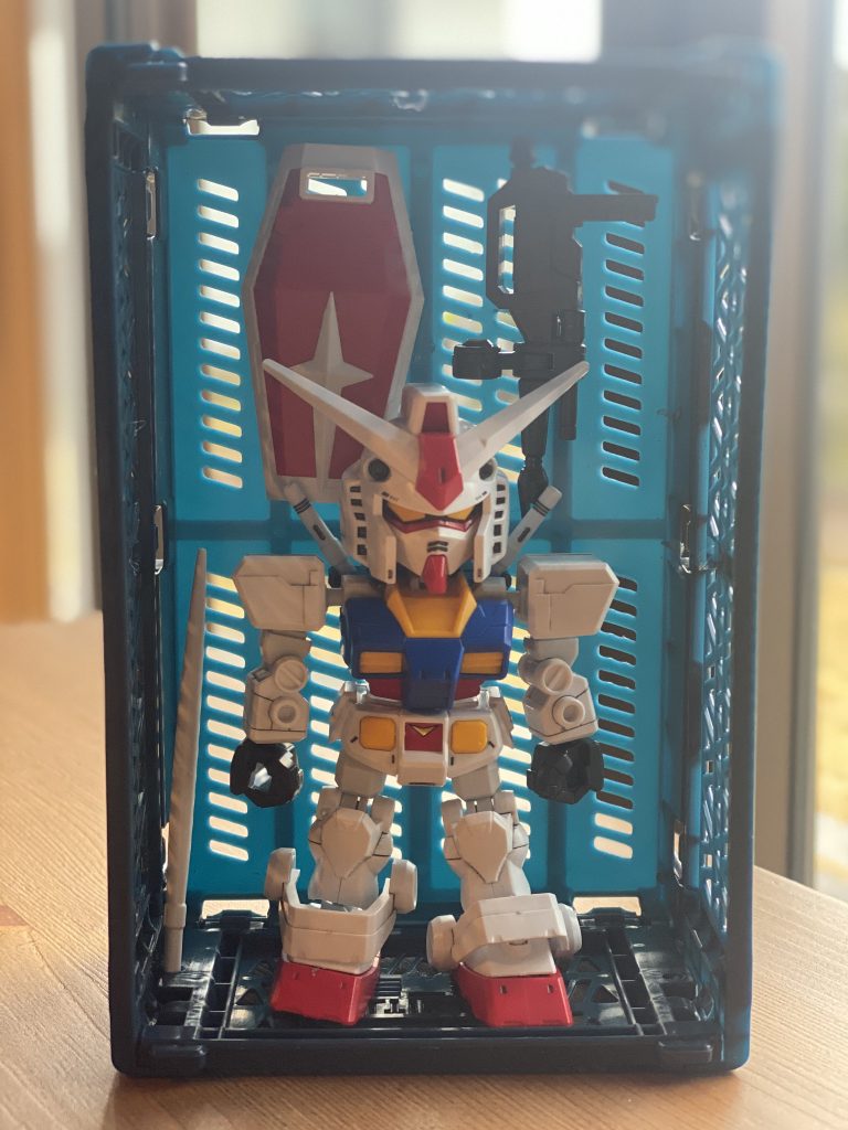 コンテナに収納