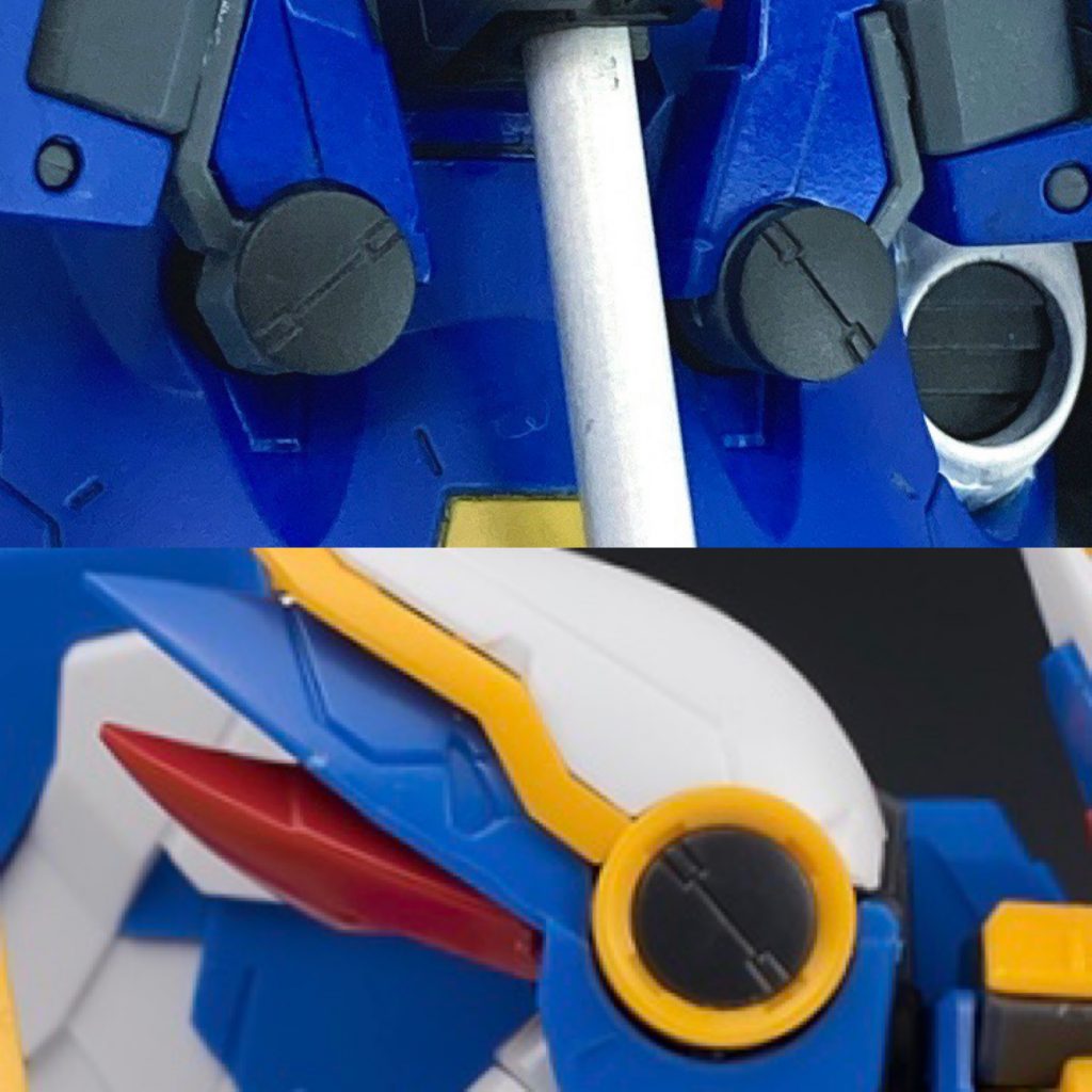 ジョイント部をウイングの肩のパーツで蓋をするのは、我ながらナイスアイデアだと思いました😁