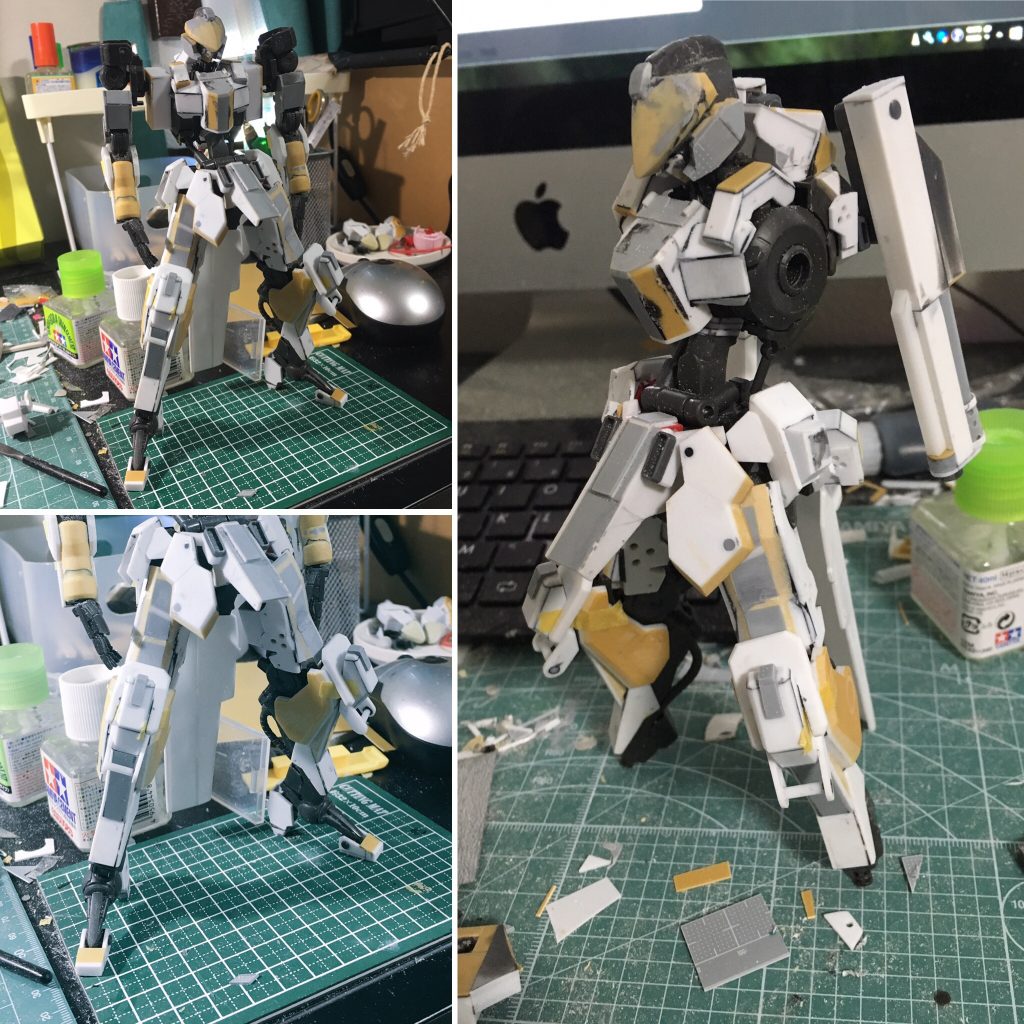 制作中の様子です