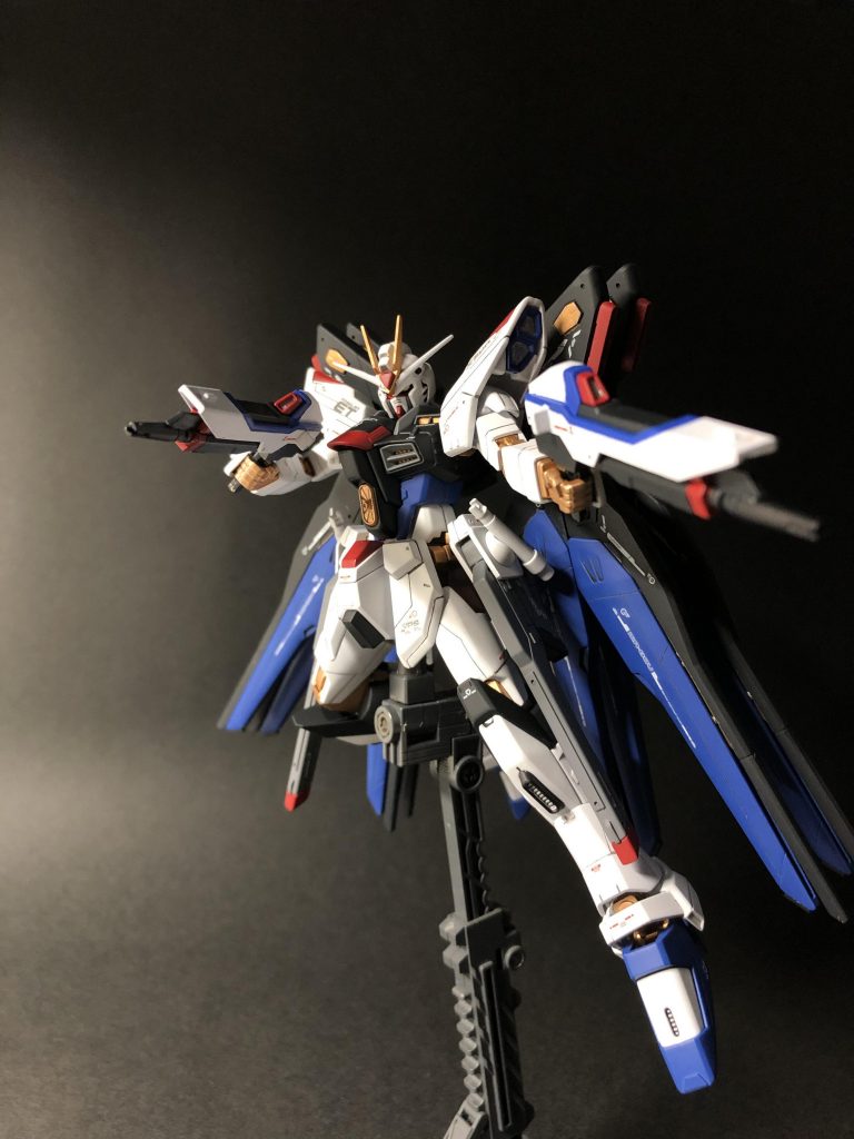 もっといろいろポージングしたいのですが、実はこのポーズに変えた段階で塗装が剥げまくり…これ以上の剥げはさすがに怖くなってやめました。。