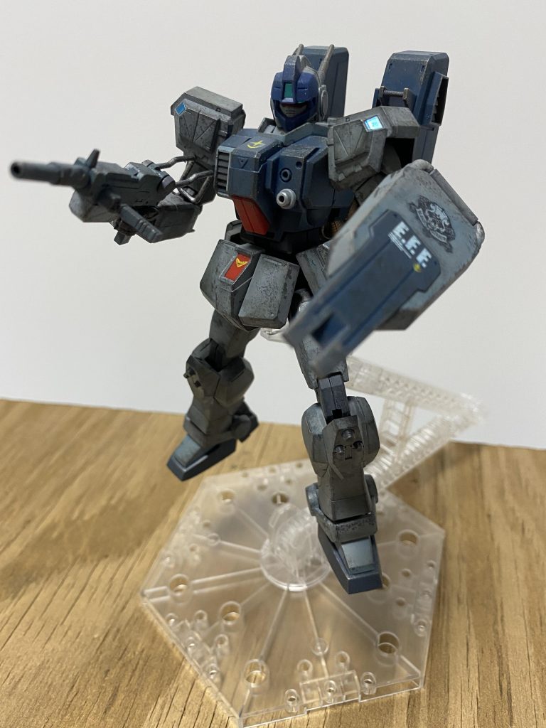 マシンガン構え！