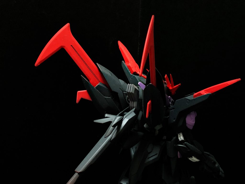 アピールカット①
上体及びバックパック主体で撮影しました。
鋭角が多く、メリハリがついているかと思います。