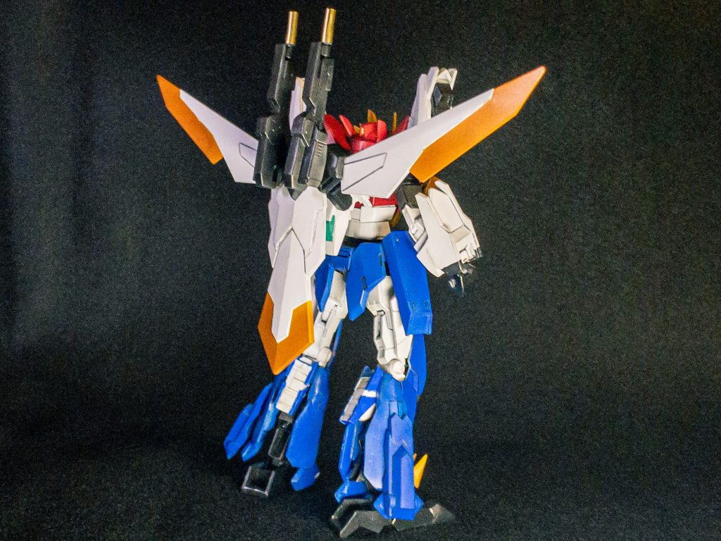 バックショット 
ウイングはジャスティスナイトウェポンで制作！