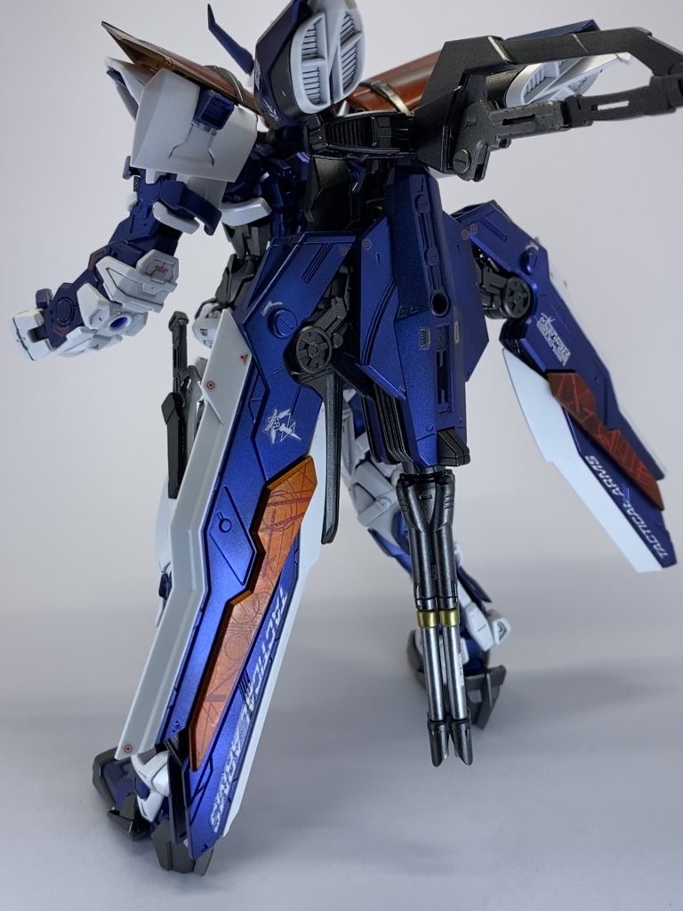 背面
ガトリングはスターブライトゴールド・シルバー・アイアンで塗装しています