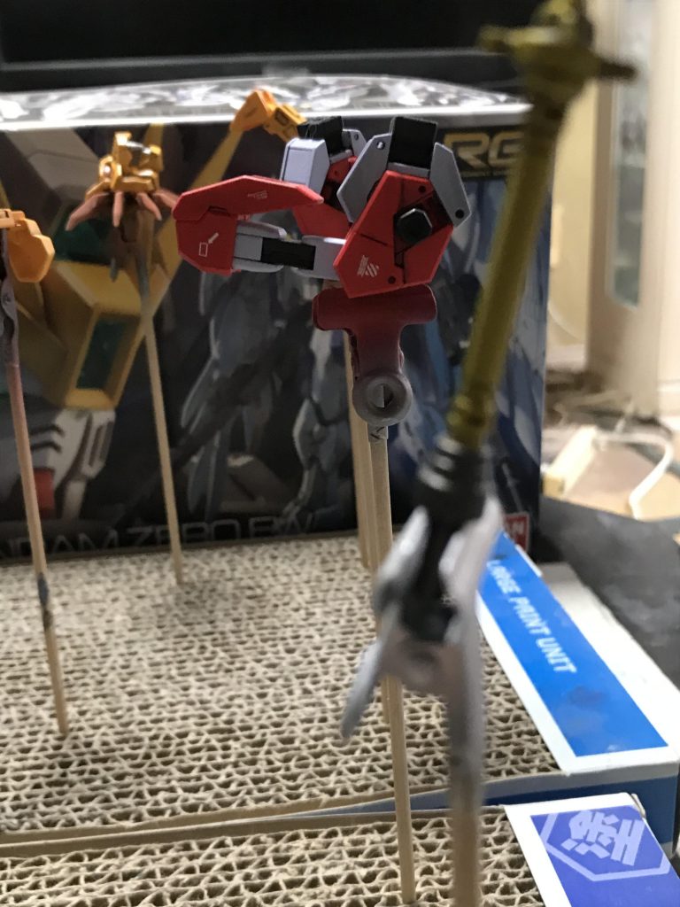 つや消しトップコート吹き工程