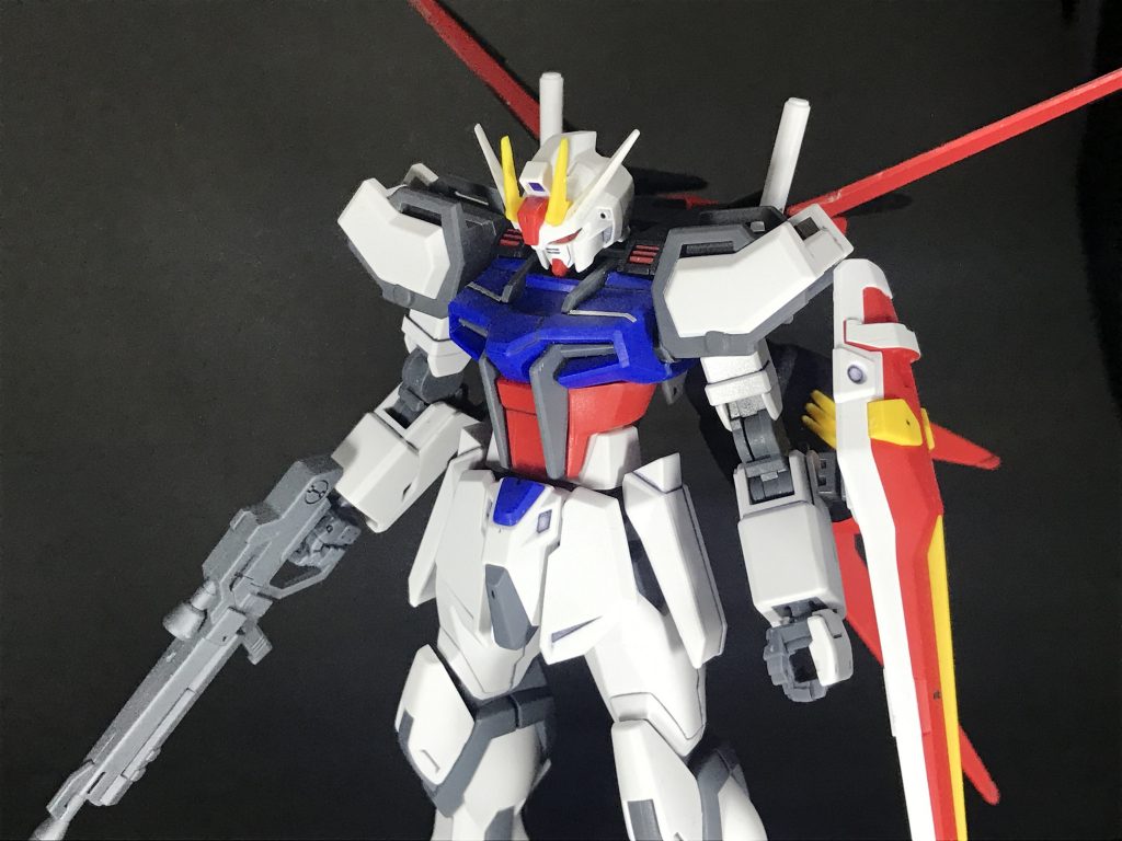 一部ホイルシールの余り部分を使って遊んだりしてみました。