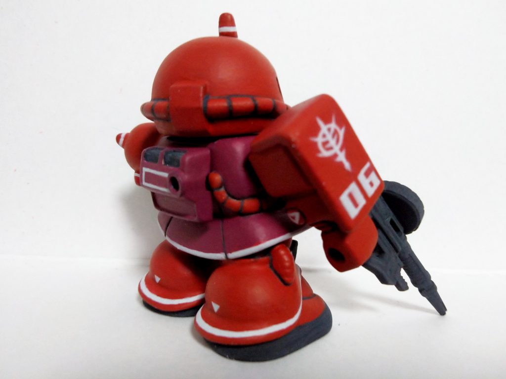 ジオンマークを筆で初めて手書きしました。やってみたら意外となんとかなるものですね。