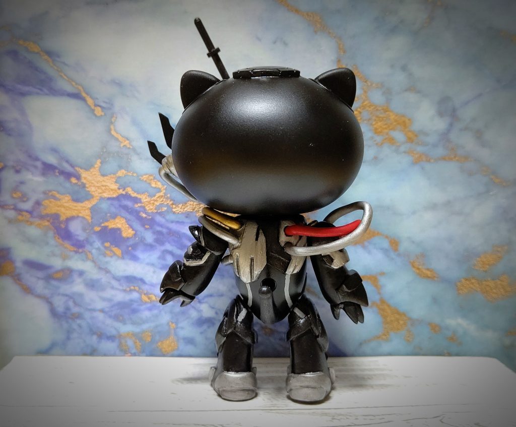 背面。シンプルながらパイプの接続など頑張りました(なにせ資料が無い💦)