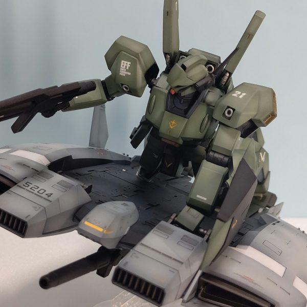 モビルスーツガンダムRGM-89ジェガン&ベースジャバー MG ジェガンD型」＆「RE/100 89式ベース・ジャバー（ユニコーン