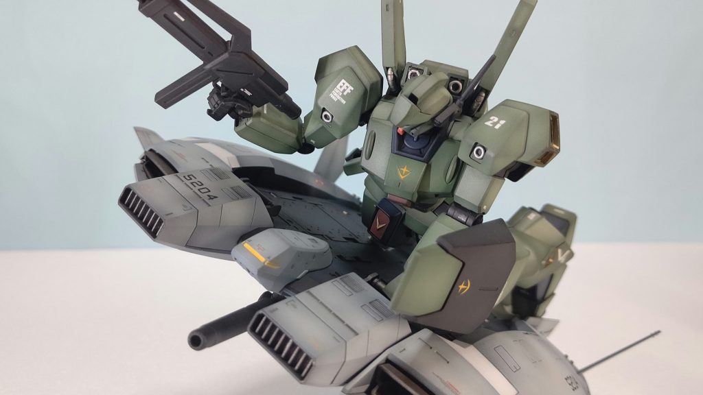 HGUC RGM-89 ジェガンとベース・ジャバー–2枚目/制作者:こてつ