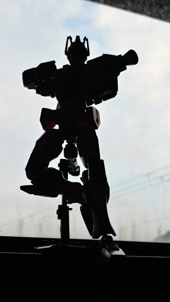 設定としてはGBNの世界のバイカンフーという設定で、助けを求める声があれば、どこヘでも駆けつけてくれるって感じです。   「人それをエゴという」   敵「だっ、誰だ!?」