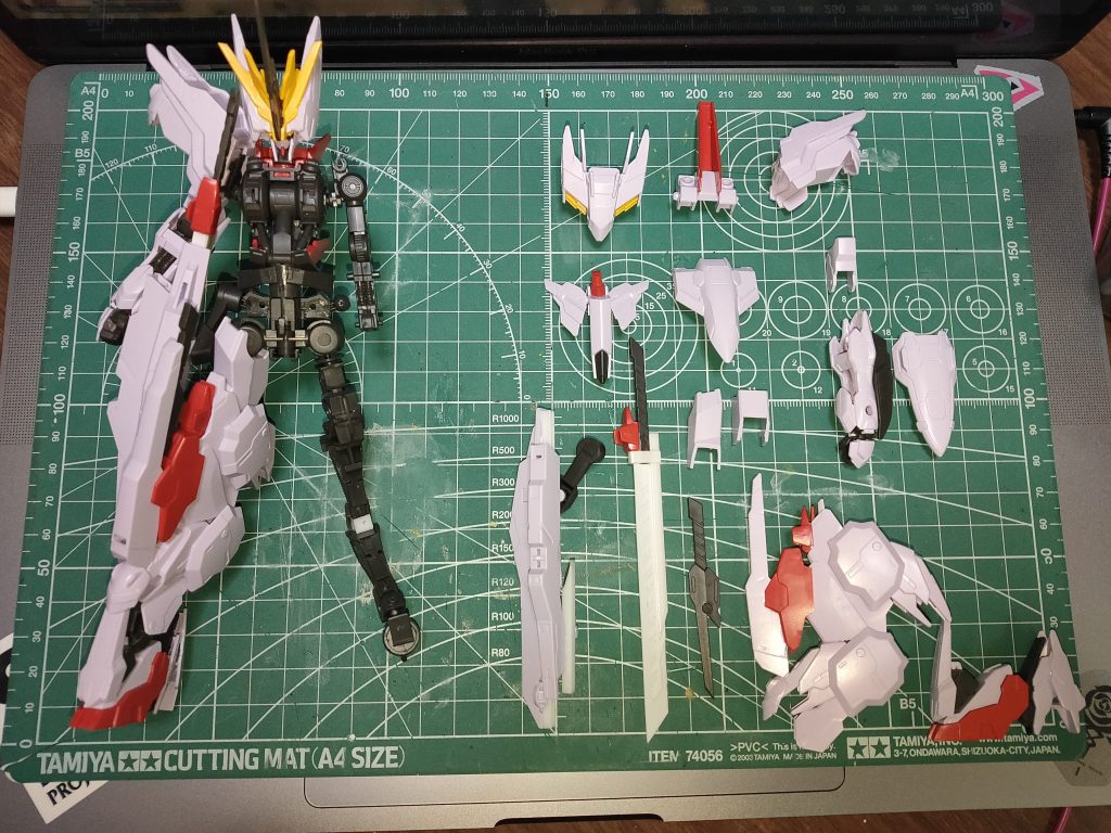 塗装前ですが...全装甲パージ可能です