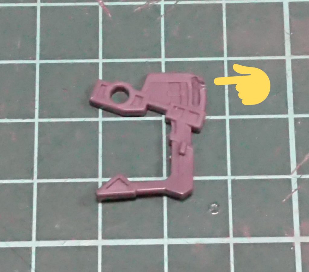 持ち手の部分もスライド溝に横穴付けて