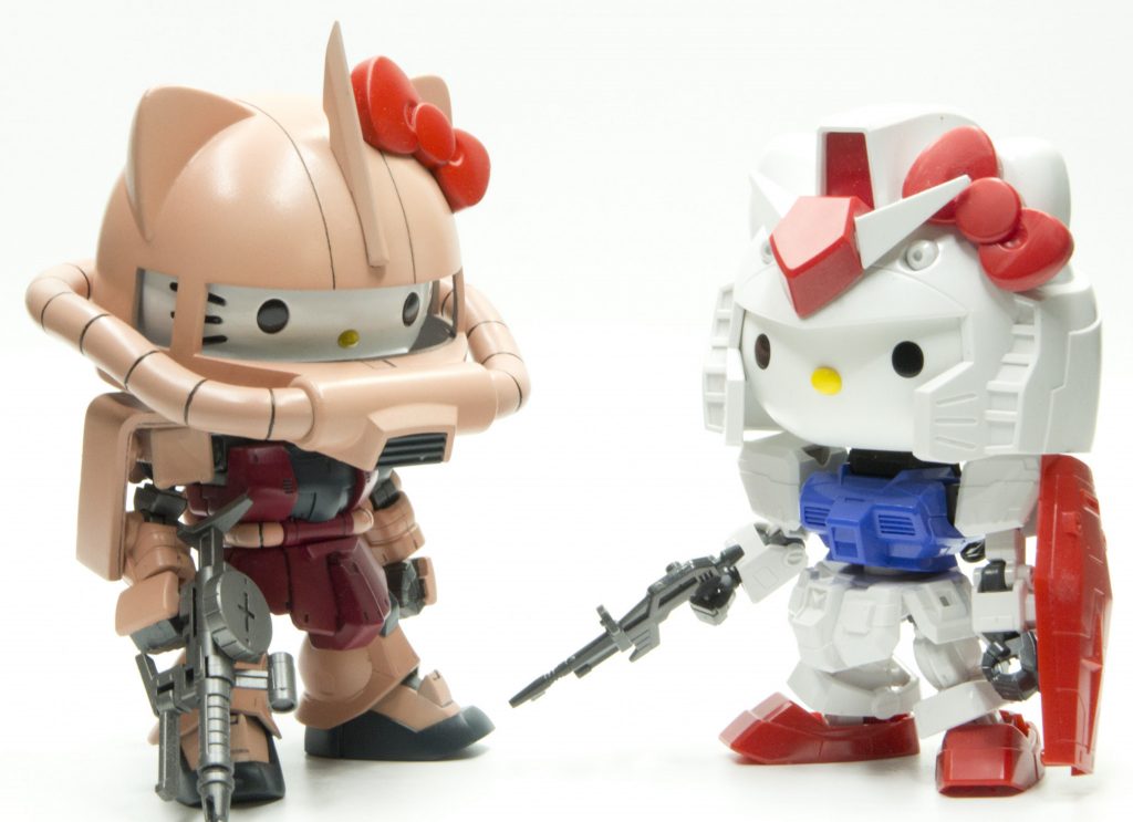 ハローキティ / MS-06S シャア専用ザクII–3枚目/制作者：TK