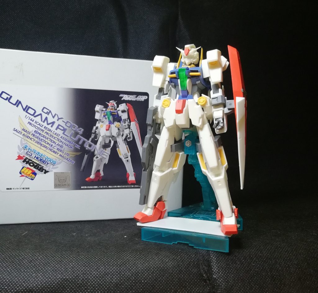 塗装前です。主な塗装箇所は頭部くらいです。