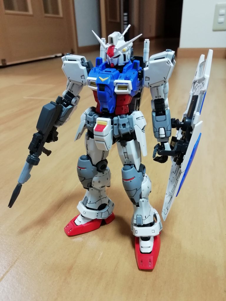 ウェザリング前の素組み、部分塗装、スミ入れ時。