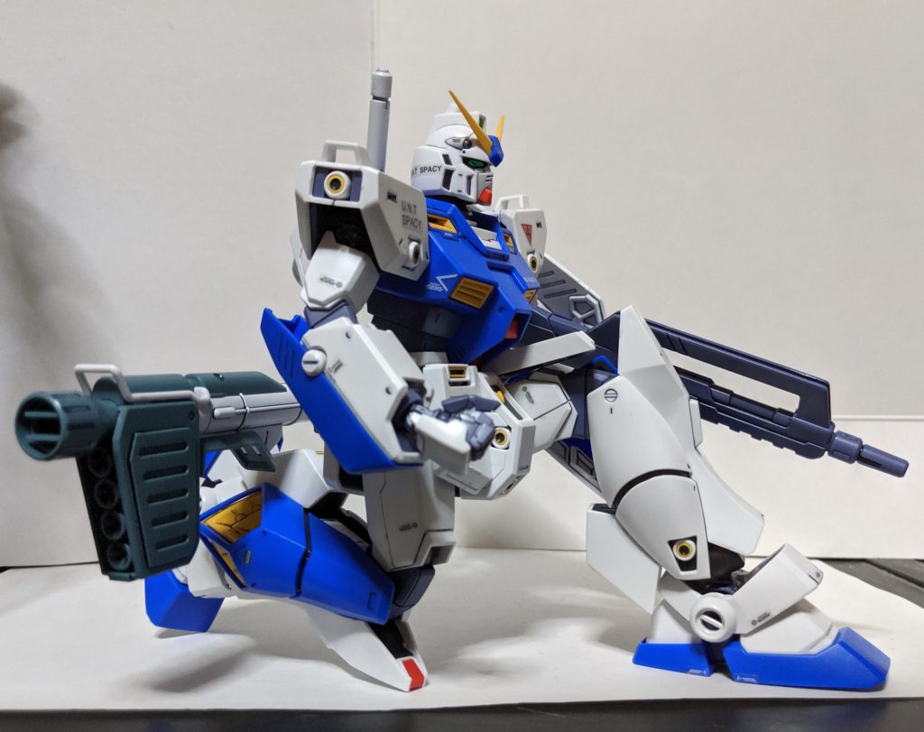 可動面においても非常に優秀で、この辺りは流石は新型のMGといった感じ