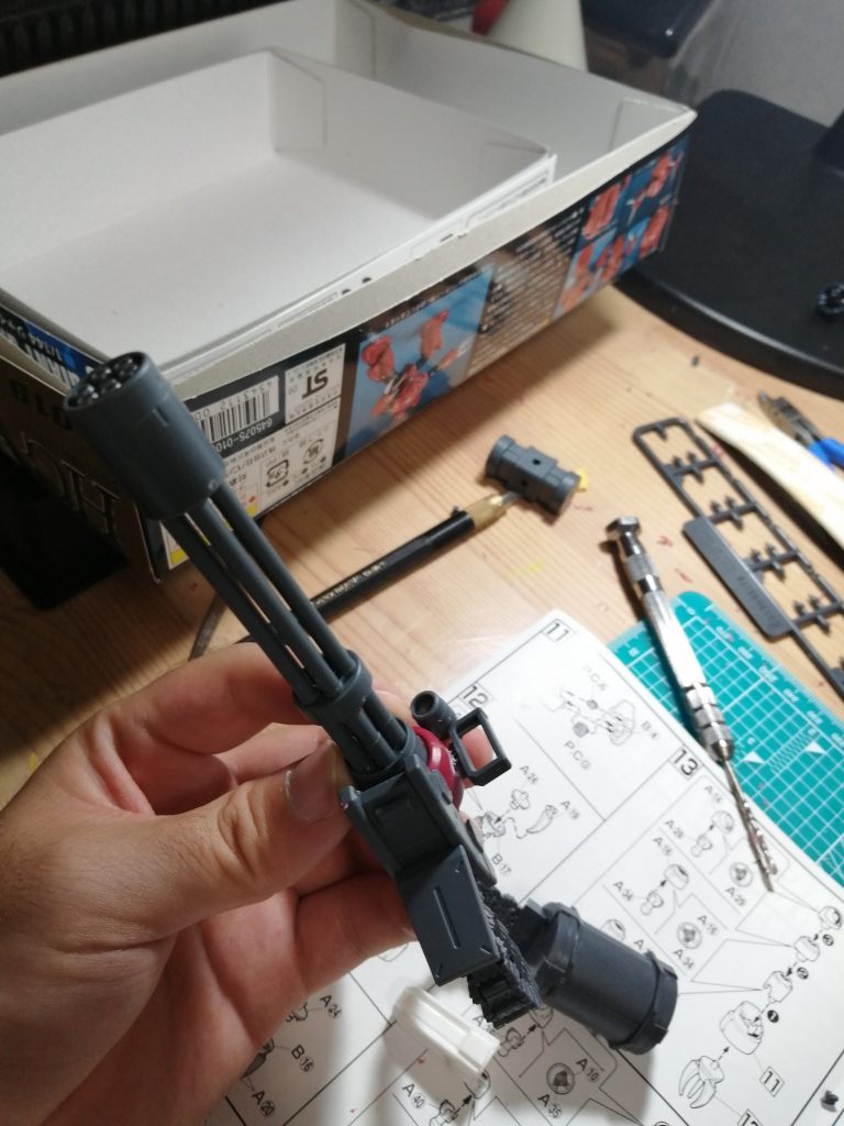 ガトリングの構想中、
こういうの考えてるときすごい楽しい