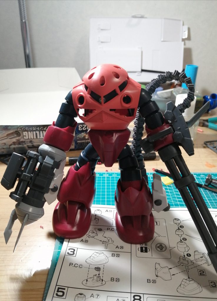 仮組み！シャアズゴックがああなるとは…